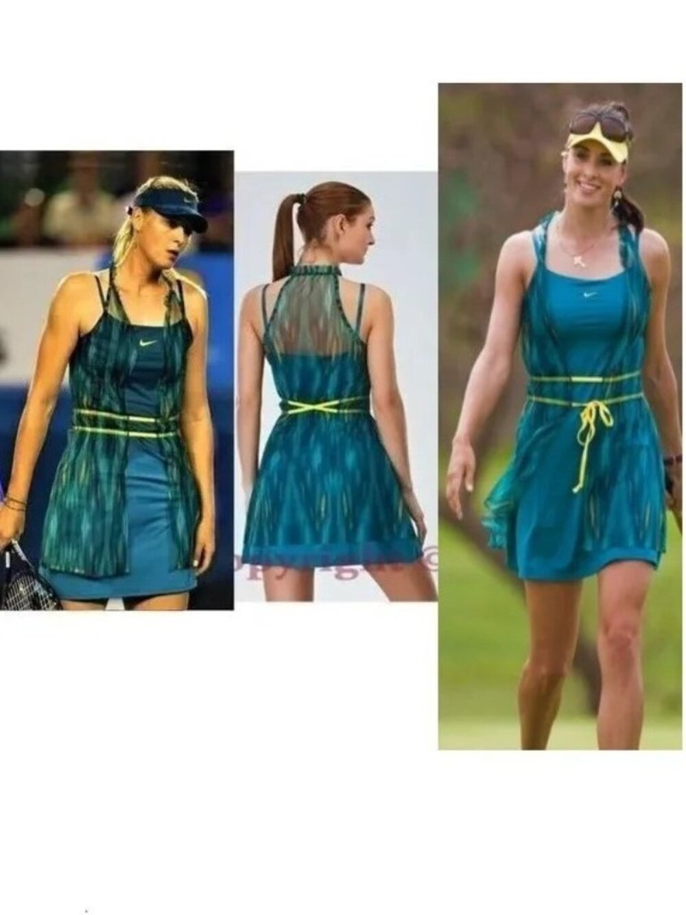 Nwt RARE STUNNING Nike Maria Sharapova Tennis Dress w/ Bra M Medium